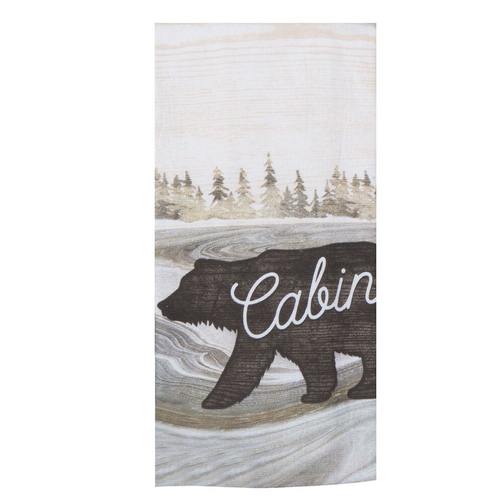 Cabin Bear Kitchen Towel